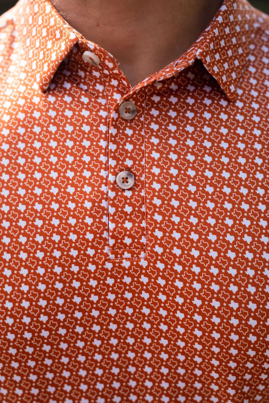 Texas Burnt Orange Polo - Burlebo.