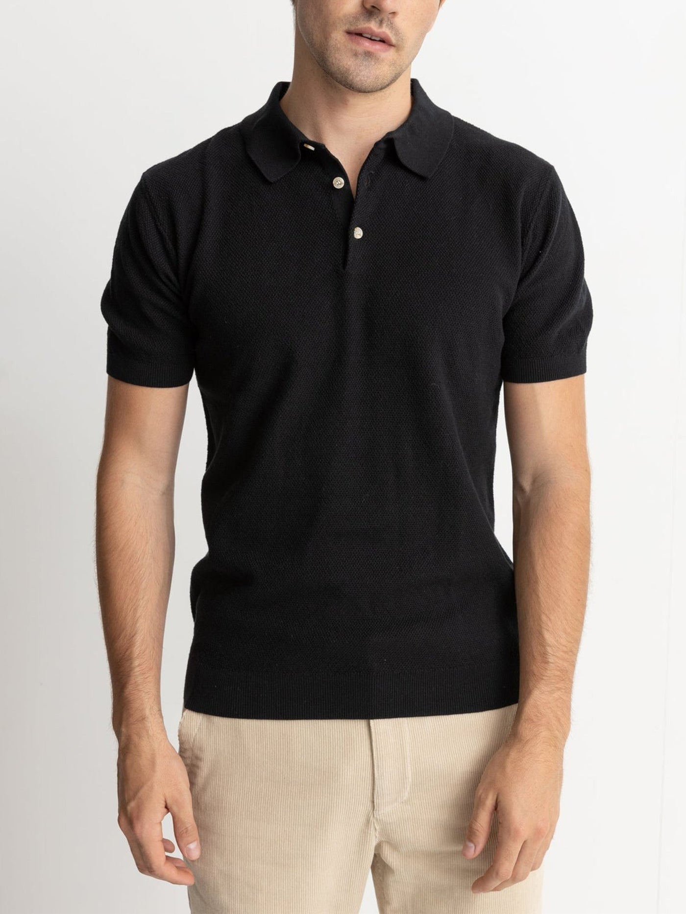 Textured Polo Shirt