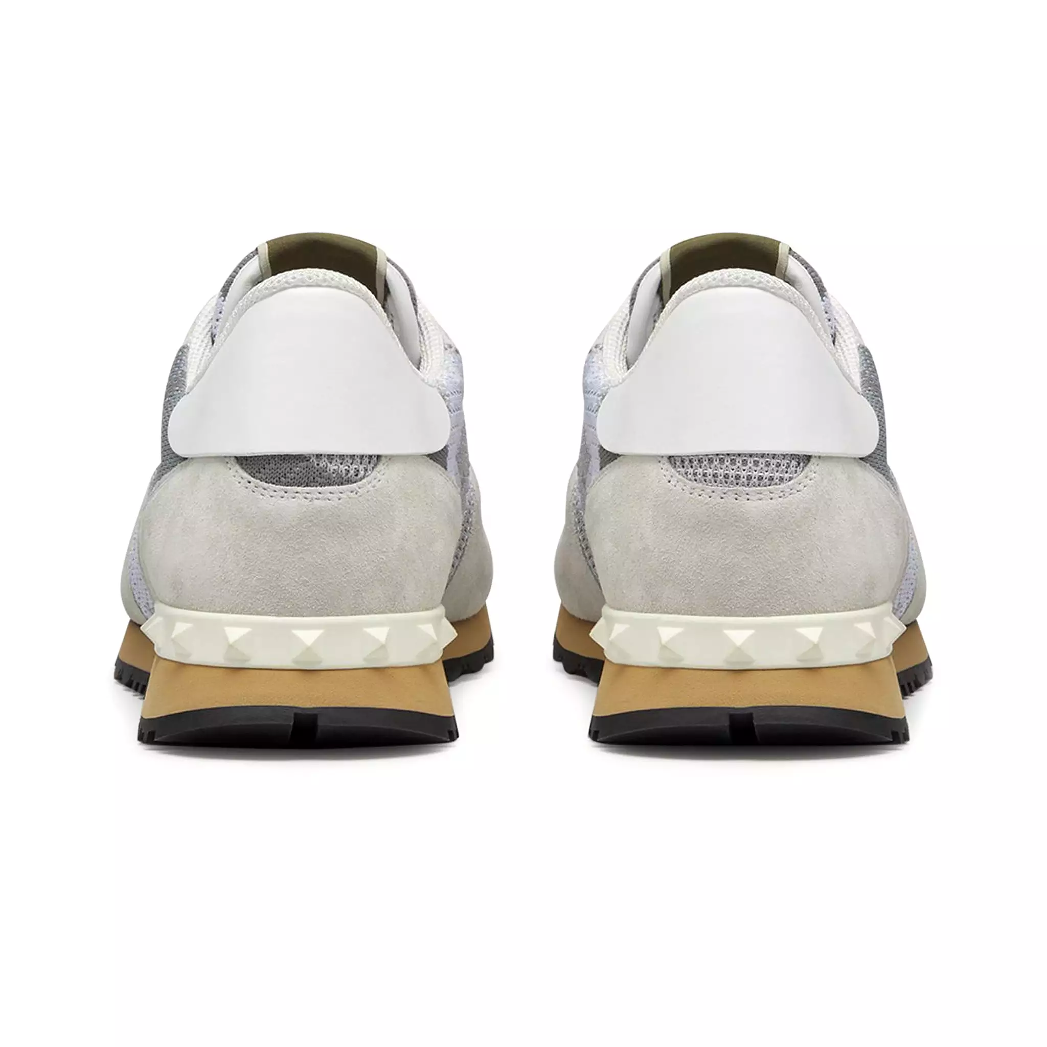 Valentino Rockrunner Camo White Mesh Sneaker - Women's