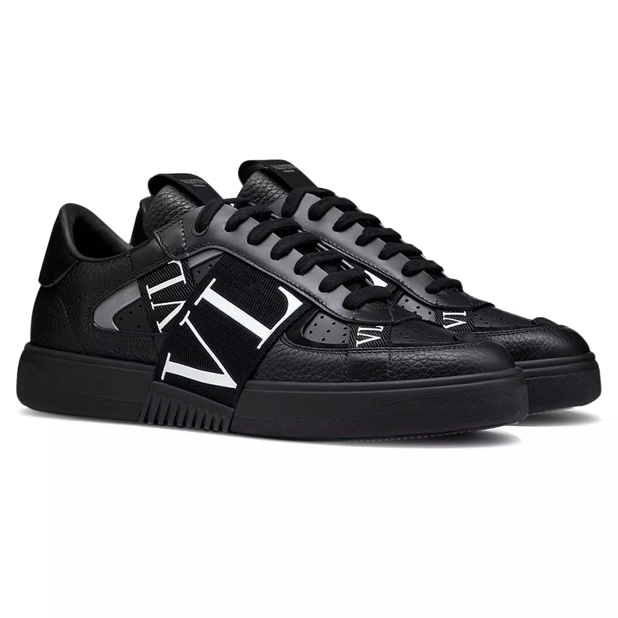 Valentino VLTN Black Sneaker - Logo Design - Online Shopping