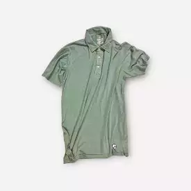 vintage polo shirt light green