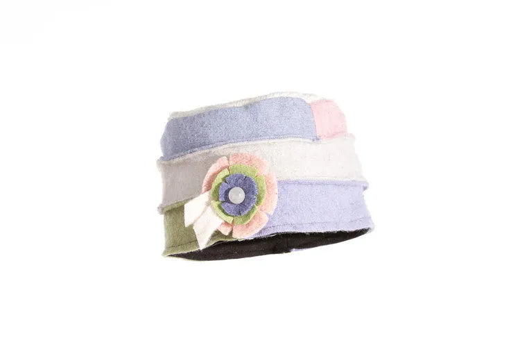 Wool Cloche Hat in Pastel