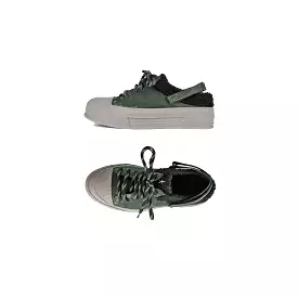 Wool Green Sneaker in Grattato Forest Style